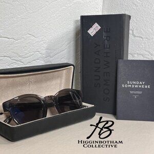 NEW Sunday Somewhere x Rebecca Isabel Sunglasses 158-TWG Limited Edition Extras